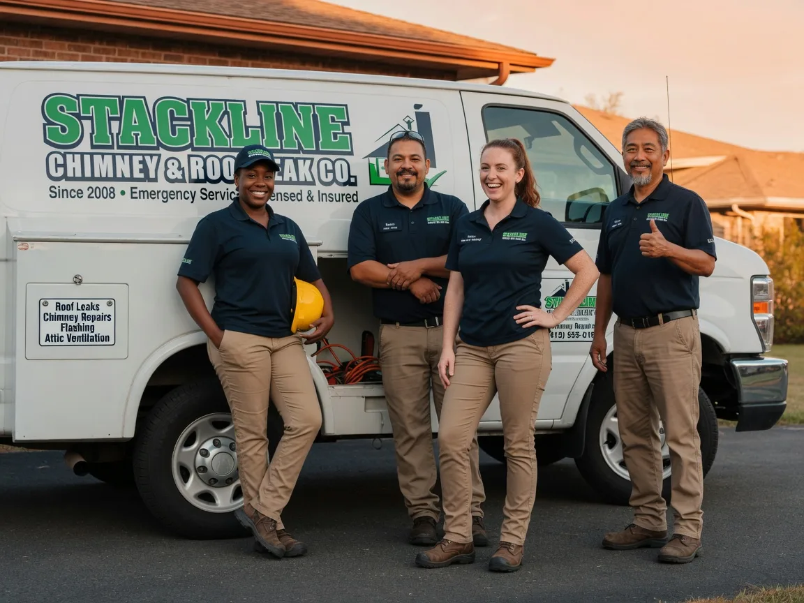 Chimney flashing repair company in Arlington, OR